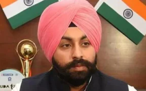 Punjab's Education Minister, Harjot Singh Bains (HT File)