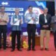 External Affairs Minister Dr S Jaishankar (3rd R) releases a book on ‘India’s Innovation Ecosystem Going Global’ on 2 Jan at IITM Campus